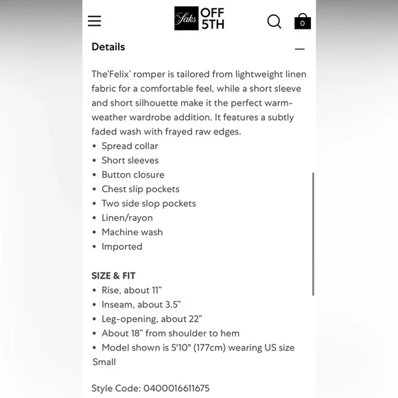 YFB romper - Picture 3 of 8